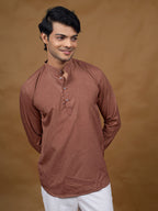 Light Brown Short Kurta