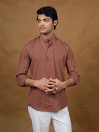 Light Brown Short Kurta
