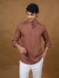 Light Brown Short Kurta