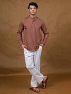 Light Brown Short Kurta