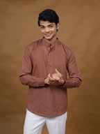 Light Brown Short Kurta