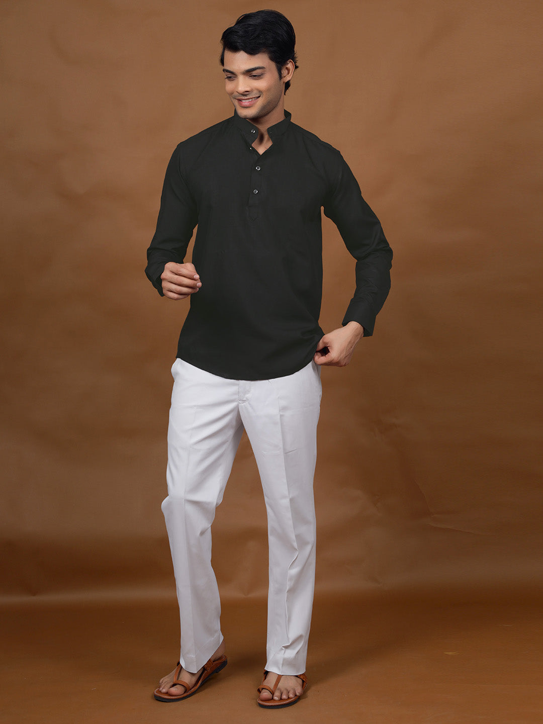 Black Short Kurta