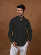 Black Short Kurta