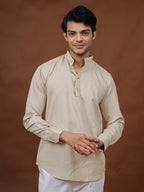 Beige Short Kurta