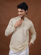 Beige Short Kurta