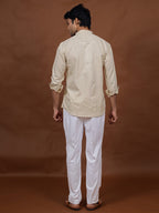 Beige Short Kurta