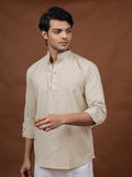 Beige Short Kurta
