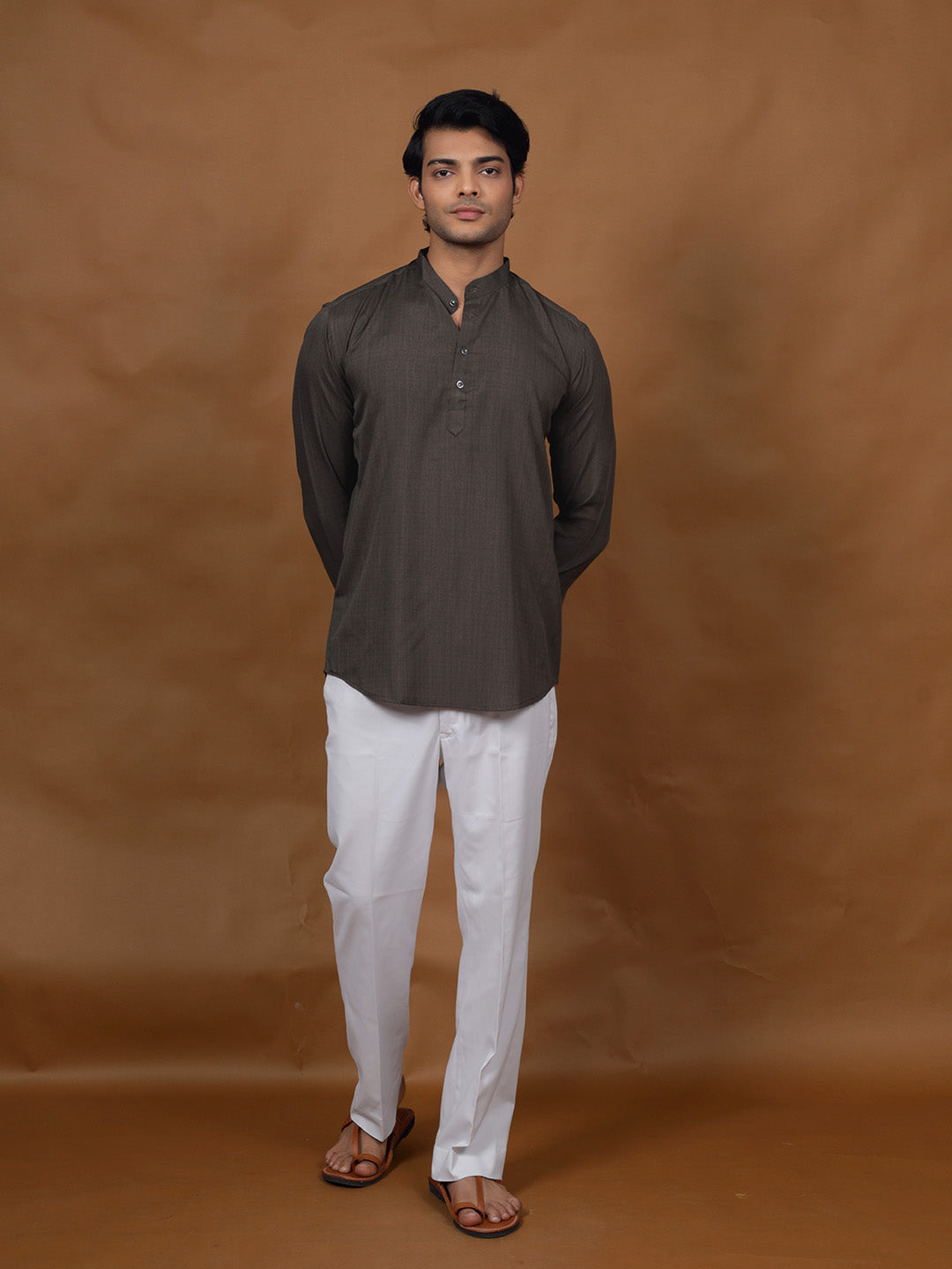 Grey Short Kurta