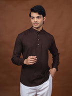 Dark Brown Short Kurta