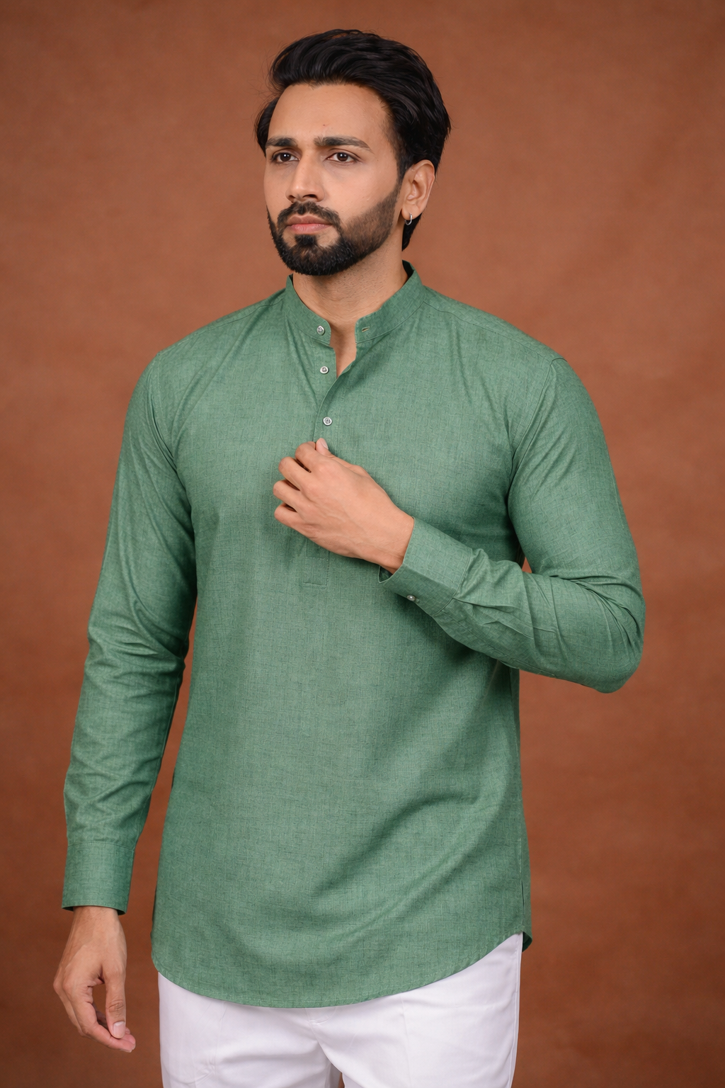 Mint Green Short Kurta