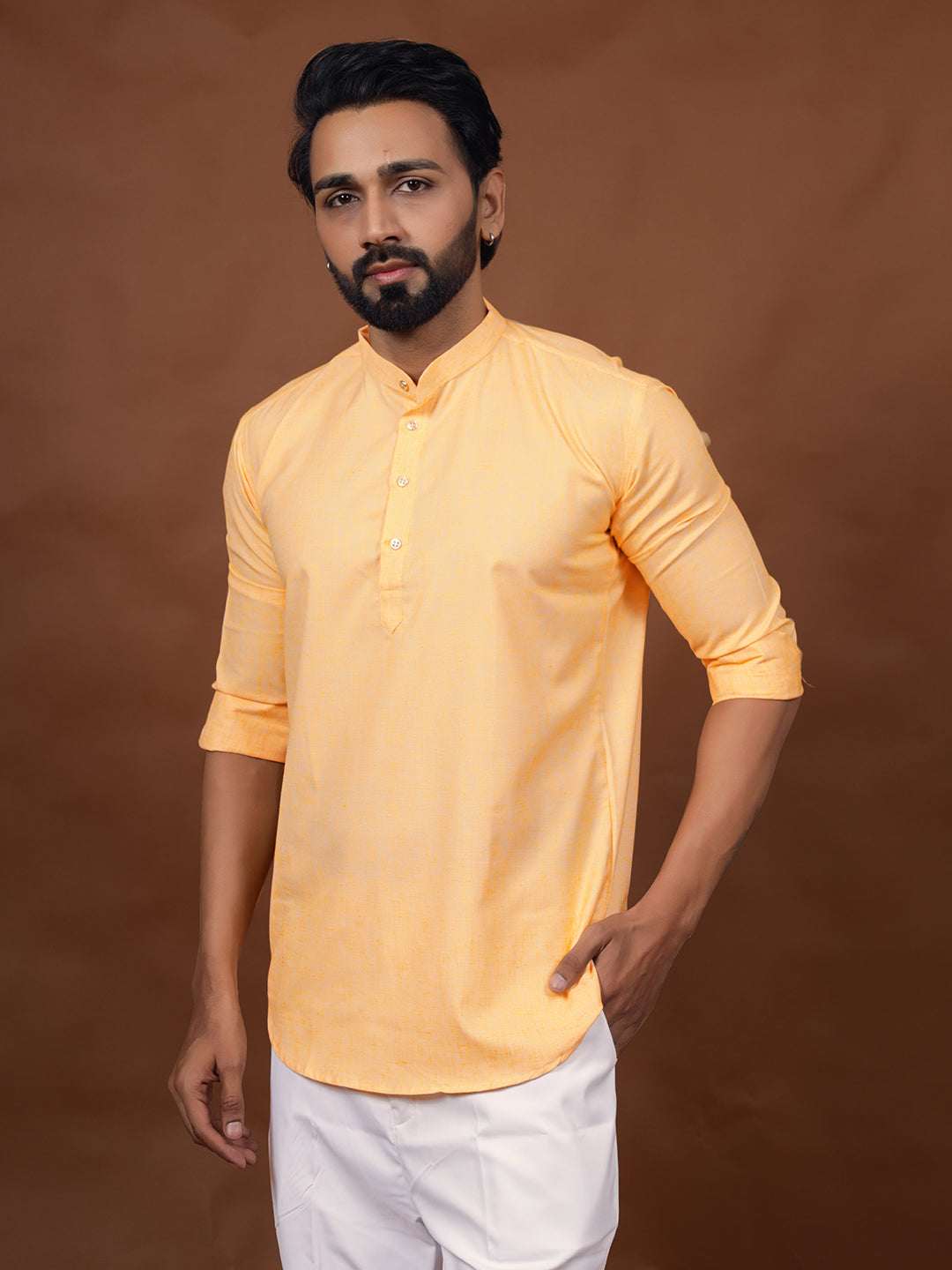 Orange Short Kurta