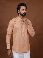 Coffee Brown Short Kurta