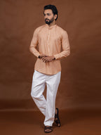 Coffee Brown Short Kurta